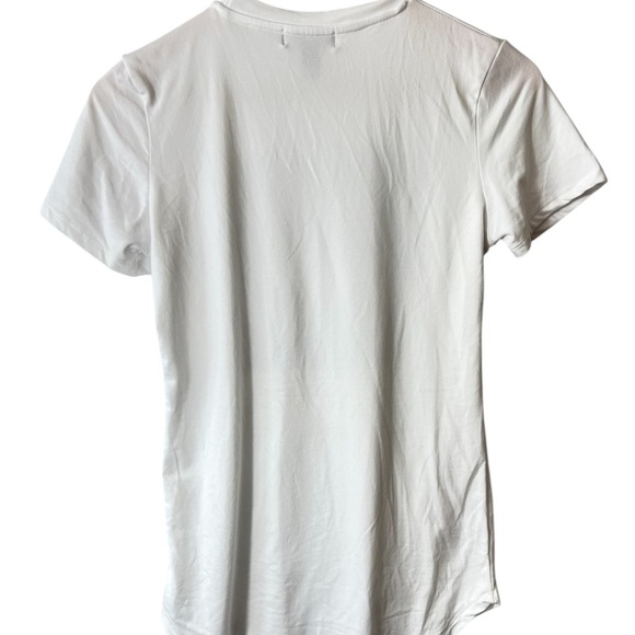 Lakeside White Short Sleeve Tee with Navy Graphic - Picture 2 of 2